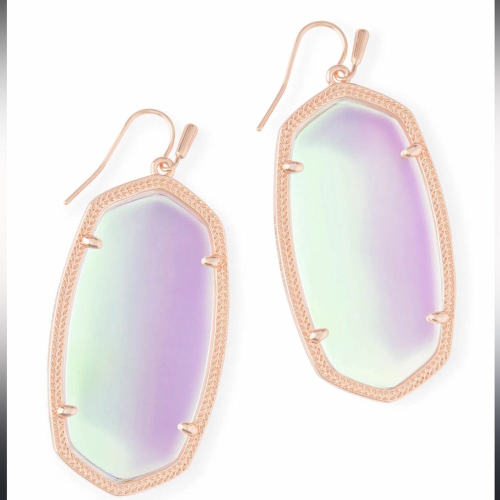 Kendra Scott dichroic glass Elle earrings